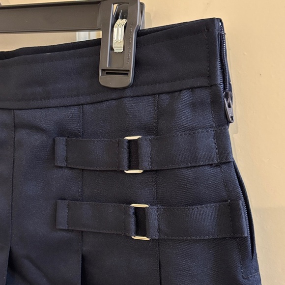 French Toast Navy Pleated Mini Skirt - Picture 3 of 5